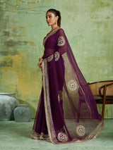 KcPc Premium Georgette Sarees with Elegant Gotapatti MHS