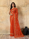 Buy latest Royal Bandhani Georgette Saree With Wedding Wear