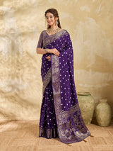 Buy New Elegant Bandhani Saree With Festive Wear KcPc