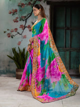 KcPc Premium Georgette Traditional Festive Wear SareesKDN
