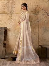 KcPc New Elegant Tari Border Tissue Silk Saree Janhvi Kapoor Inspired EditionAST