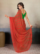 Buy New Chiffon Leheriya Style With Casual Wear Saree