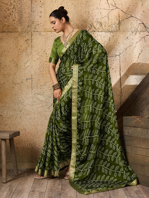 Buy Bandhani Style Saree 