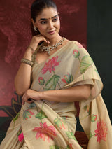 KcPc Elegant Tissue Silk Sarees with Traditional Tari Work GAN