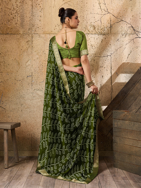 Buy Bandhani Style Saree 