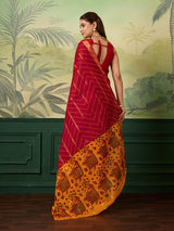 KcPc New Beautiful Ghatchola Style Saree in Pure CottonKC