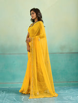 KcPc Latest Chiffon Bollywood Style Gotapatti Work Saree MHS