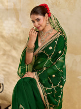 Buy Georgette Saree with Gota patti Work kcpc