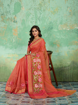 Buy New Launch Kota Doriya Banarasi Style With kashish work Saree