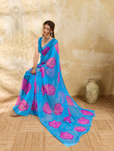 Rajwadi Bandhani Style saree under 500