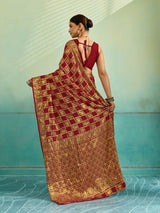 KcPc New Latest Art silk Banarasi Style With Zari weaving Work Saree KCPC