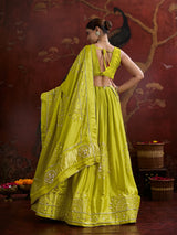 KcPc New Festive Special Gaji Silk Bandhani Lehenga Elegant Gotapatti Collection GOR