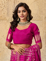 Buy Modal Silk Bandhani Style Saree Kcpc 