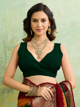 silk Zari weaving Work Saree in multi colour