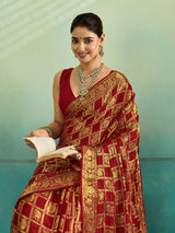 KcPc New Latest Art silk Banarasi Style With Zari weaving Work Saree KCPC