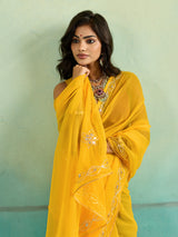 KcPc Latest Chiffon Bollywood Style Gotapatti Work Saree MHS
