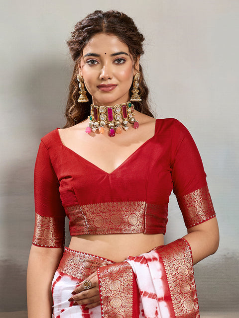 Buy Chiffon Faag Style Saree Whgit Gotapatti Work  Kcpc 