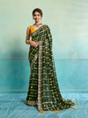KcPc New Lightweight Casual Georgette Saree in Bandhani Style CHAND