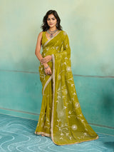 Buy Georgette Traditional Style Saree KcPc 