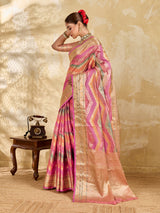 Chanderi Mahajanisaree for festivals 