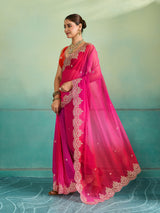 KcPc Premium Chiffon Saree with Classic Traditional DesignSWA