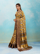 Buy Printed Style With Zari border Saree