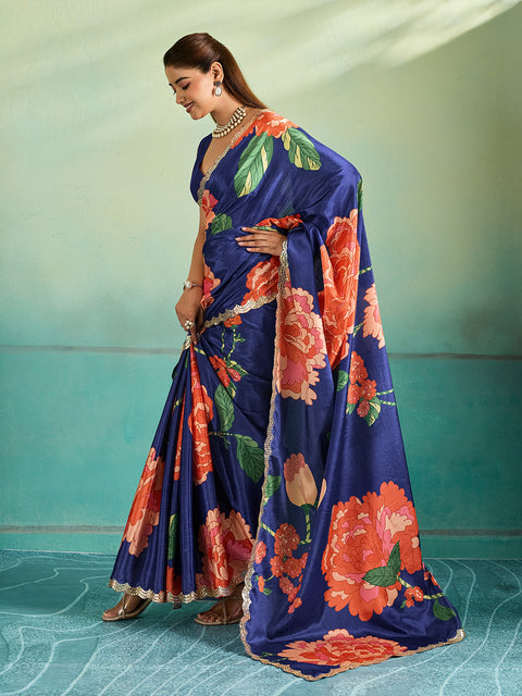 Gota patti Style saree for party wear 