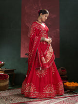 KcPc New Royal Traditional Bandhani Lehenga in Premium Gaji Silk GOR