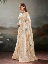 Buy Tusser Silk With Traditional Style Saree KcPc 