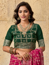 Gharchola saree with Catdana jardozi work