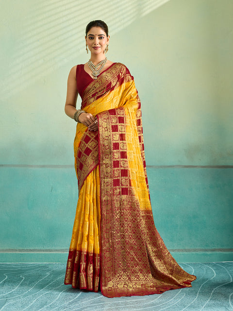 Buy Banarasi Saree With Festivel Wear