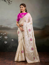 KcPc New Premium Tissue Silk Saree with Gotusser Tapeta Detailing PSF