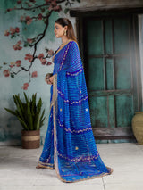 KcPc Designer Gotapatti Work Georgette Leheriya Saree MHS