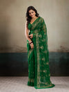 Buy Designer Saree With Handcrafted Aari Tari Work 