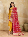 KcPc Premium Bandhani Modal GajiSilk Dupatta for Traditional Wear MEG