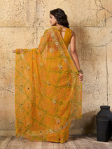 Buy latest Royal Bandhani Georgette Saree With Wedding Wear