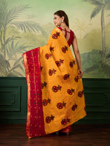 KcPc New Classic Festive Wear Cotton Saree with Bandhej WorkKC