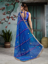 KcPc Designer Gotapatti Work Georgette Leheriya Saree MHS