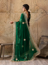 Buy Elegant Pure Georgette Saree with Gota Patti Work Kcpc