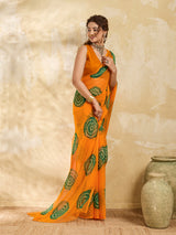 Rajwadi Bandhani Style saree under 500