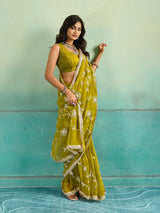 Buy Georgette Traditional Style Saree KcPc 