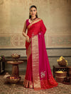 KcPc New Beautiful H O Silk Banarasi Style With Zardoji Work Saree AMT