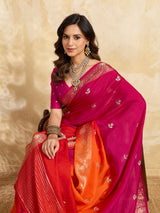 KcPc New Soft Dola Silk Designer Saree with Stunning Gotapatti DetailingGAN