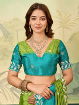 Buy Bollywood Style With Kashida Work Saree