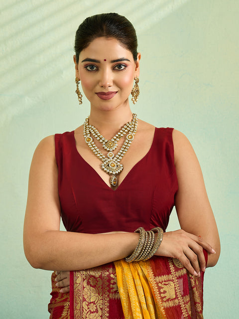 Buy Banarasi Saree With Festivel Wear