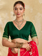 Buy Chiffon Saree Traditional Style With Gota patti Work KcPc