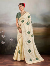 Buy Designer Style Saree WithGotaPatti Work Kcpc
