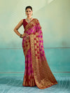 KcPc New Art silk Banarasi Style With Zari weaving Work Saree KCPC