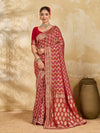 Buy Traditional Banarasi Style Georgette Saree Kcpc