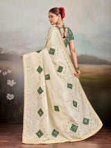 Buy Designer Style Saree WithGotaPatti Work Kcpc